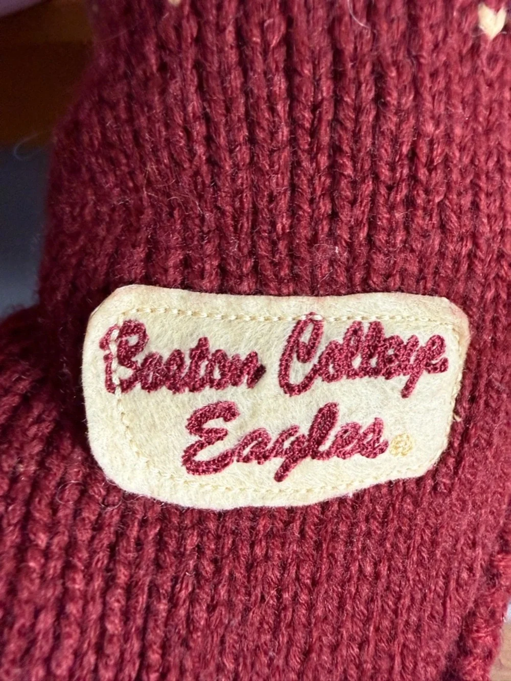 Forty Seven Brand Boston College Eagles Sherpa Fleece Pom Pom Winter Beanie